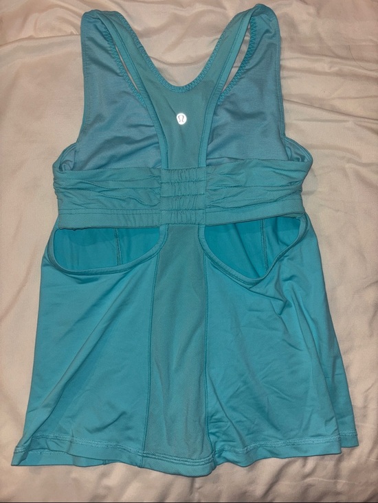 lululemon athletica Tops - lululemon blue racerback cinched tank 🩵🍋